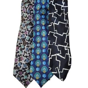 LANVIN vintage tie bundle
